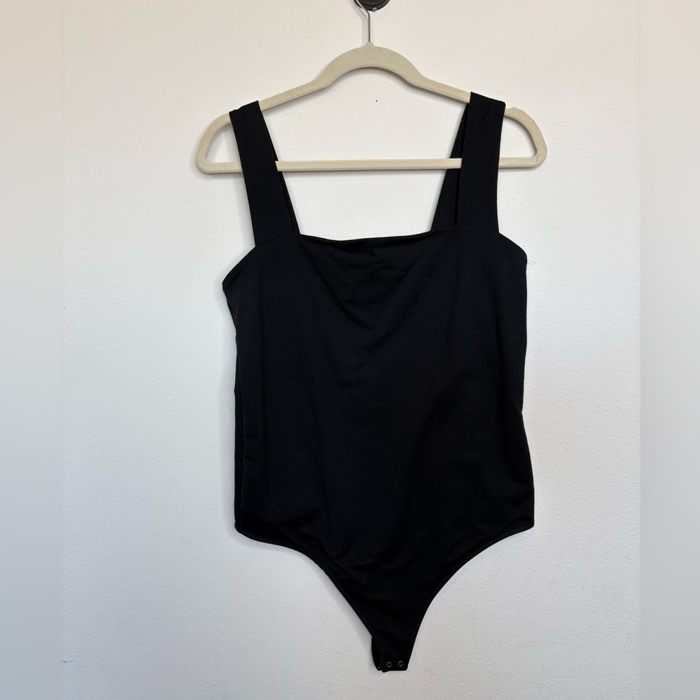 Abercrombie & Fitch Classic Black Square neck Bodysuit